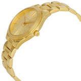 Michael Kors Mini Runway Slim Gold Dial Gold Steel Strap Watch for Women - MK3512 Buy Now By Michael Kors