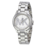 Michael Kors Mini Slim Runway Silver Dial Silver Steel Strap Watch for Women - MK3548 Buy Now By Michael Kors