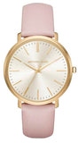 Michael Kors Jaryn Quartz Gold Dial Pink Leather Strap Watch For Women - MK2471 Buy Now By Michael Kors