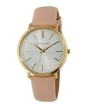 Michael Kors Jaryn Quartz Gold Dial Pink Leather Strap Watch For Women - MK2471 Buy Now By Michael Kors