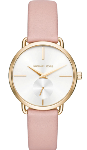 Michael Kors Portia Quartz White Dial Pink Leather Strap Watch For Women - MK2659 Buy Now By Michael Kors