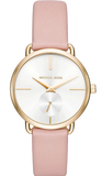 Michael Kors Portia Quartz White Dial Pink Leather Strap Watch For Women - MK2659 Buy Now By Michael Kors