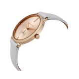 Michael Kors Portia Rose Gold Dial White Leather Strap Watch For Women - MK2660 Buy Now By Michael Kors