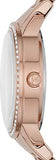 Michael Kors Argyle Quartz Rose Gold Dial Rose Gold Steel Strap Watch For Women - MK3156 Buy Now By Michael Kors