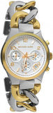Michael Kors Runway White Dial Two Tone Steel Strap Watch for Women - MK3199 Buy Now By Michael Kors