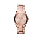 Michael Kors Mini Slim Runway Chronograph Quartz Rose Gold Dial Rose Gold Steel Strap Watch For Women - MK3205 Buy Now By Michael Kors