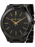 Michael Kors Slim Runway Black Dial Black Stainless Steel Strap Watch for Women - MK3221 Buy Now By Michael Kors