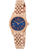 Michael Kors Lexington Quartz Blue Dial Rose Gold Steel Strap Watch For Women - MK3272 Buy Now By Michael Kors