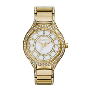 Michael Kors Kerry Mother of Pearl Dial Gold Steel Strap Watch for Women - MK3312 Buy Now By Michael Kors