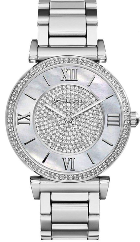 Michael Kors Caitlin Crystal Dial Silver Steel Strap Watch for Women - MK3331 Buy Now By Michael Kors