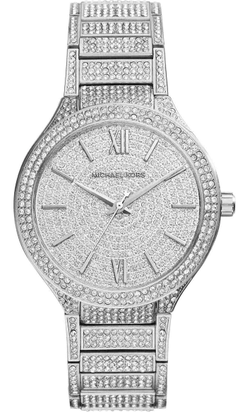 Michael Kors Kerry Crystal Pave Silver Dial Silver Steel Strap Watch For Women - MK3359 Buy Now By Michael Kors