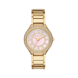 Michael Kors Kerry Mother of Pearl Dial Gold Steel Strap Watch for Women - MK3396 Buy Now By Michael Kors