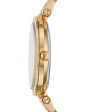 Michael Kors Darci Amber Dial Gold Steel Strap Watch for Women - MK3408 Buy Now By Michael Kors