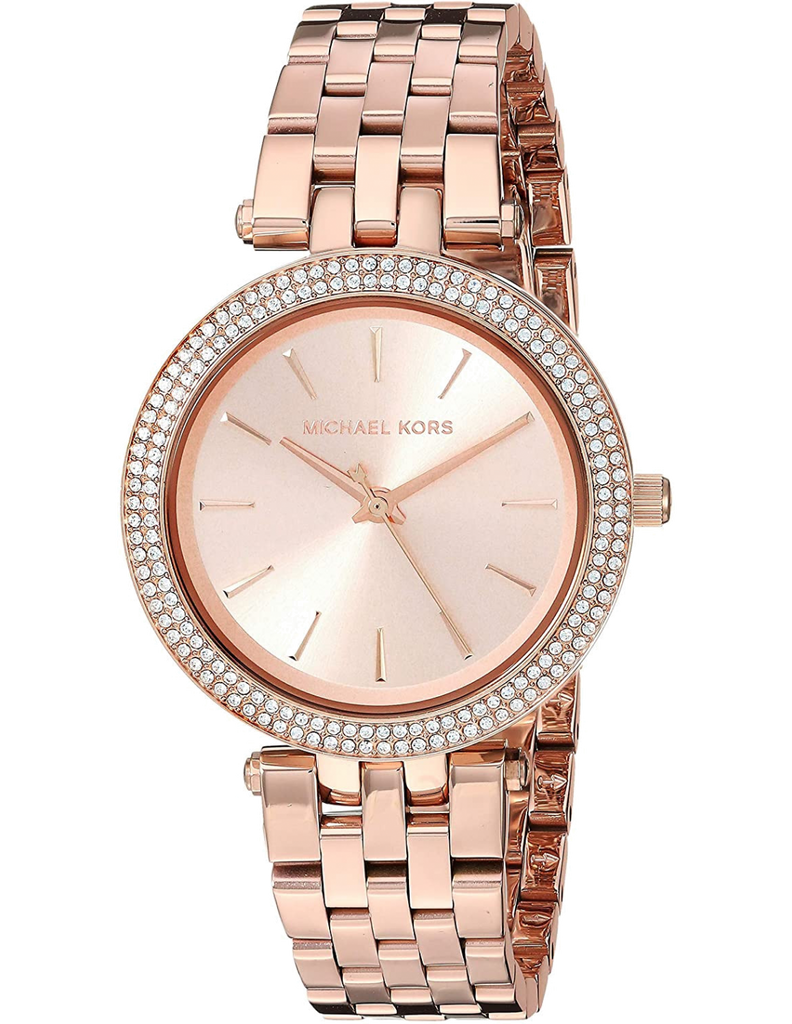 Michael Kors Darci Rose Gold Dial Rose Gold Steel Strap Watch for Women - MK3431 Buy Now By Michael Kors