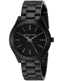 Michael Kors Mini Slim Runway Black Dial Black Steel Strap Watch for Women - MK3587 Buy Now By Michael Kors