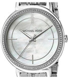 Michael Kors Cinthia White Mother of Pearl Dial Silver Steel Strap Watch for Women for Women - MK3641 Buy Now By Michael Kors