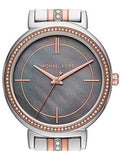 Michael Kors Cinthia Mother of Pearl Grey Dial Two Tone Steel Strap Watch for Women - MK3642 Buy Now By Michael Kors
