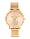 Michael Kors Portia Rose Gold Dial Two Tone Steel Strap Watch for Women - MK3706 Buy Now By Michael Kors