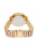 Michael Kors Portia Rose Gold Dial Two Tone Steel Strap Watch for Women - MK3706 Buy Now By Michael Kors