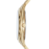 Michael Kors Slim Runway Analog Gold Dial Gold Steel Strap Watch For Women - MK3739 Buy Now By Michael Kors