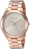 Michael Kors Slim Runway White Dial Rose Gold Steel Strap Watch For Women - MK3804 Buy Now By Michael Kors