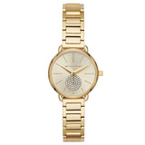 Michael Kors Portia Quartz Gold Dial Gold Steel Strap Watch For Women - MK3838 Buy Now By Michael Kors