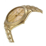 Michael Kors Slim Runway Gold Dial Gold Steel Strap Watch for Women - MK3335 Buy Now By Michael Kors