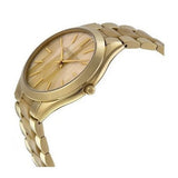 Michael Kors Slim Runway Gold Dial Two Tone Gold Strap Watch for Women - MK4285 Buy Now By Michael Kors