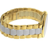 Michael Kors Slim Runway Quartz White Dial Two Tone Steel Strap Watch For Women - MK4295 Buy Now By Michael Kors