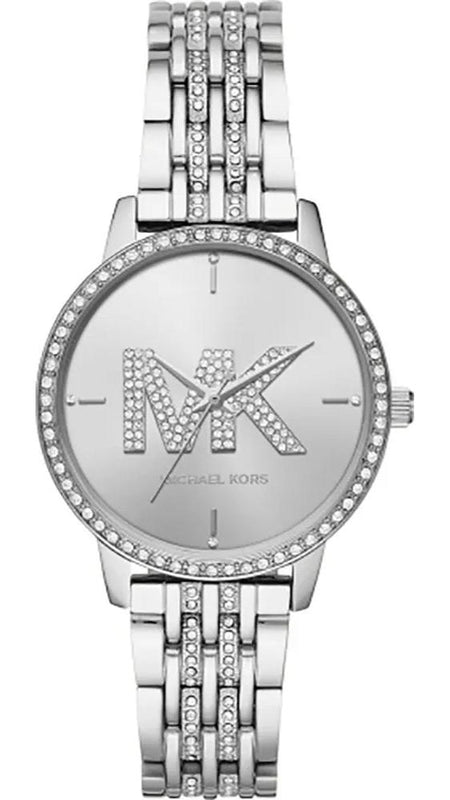Michael Kors Melissa Quartz Silver Dial Silver Steel Strap Watch for Women - MK4370 Buy Now By Michael Kors