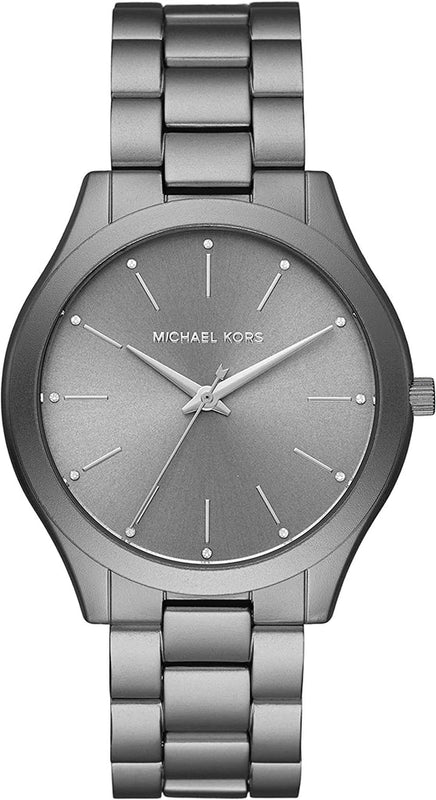 Michael Kors Slim Runway Quartz Grey Dial Grey Steel Strap Watch For Women - MK4506 Buy Now By Michael Kors