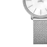 Michael Kors Pyper Quartz Mother of Pearl White Dial Silver Mesh Strap Watch For Women - MK4618 Buy Now By Michael Kors