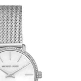 Michael Kors Pyper Quartz Mother of Pearl White Dial Silver Mesh Strap Watch For Women - MK4618 Buy Now By Michael Kors