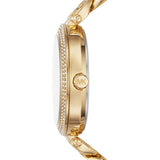 Michael Kors Catelyn Crystals Gold Dial Gold Steel Strap Watch For Women - MK4674 Buy Now By Michael Kors