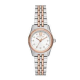 Michael Kors Lexington Three-Hand White Dial Two Tone Steel Strap Watch for Women - MK4817 Buy Now By Michael Kors
