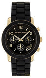 Michael Kors Runway Black Dial Black Silicone Strap Watch for Women - MK5191 Buy Now By Michael Kors