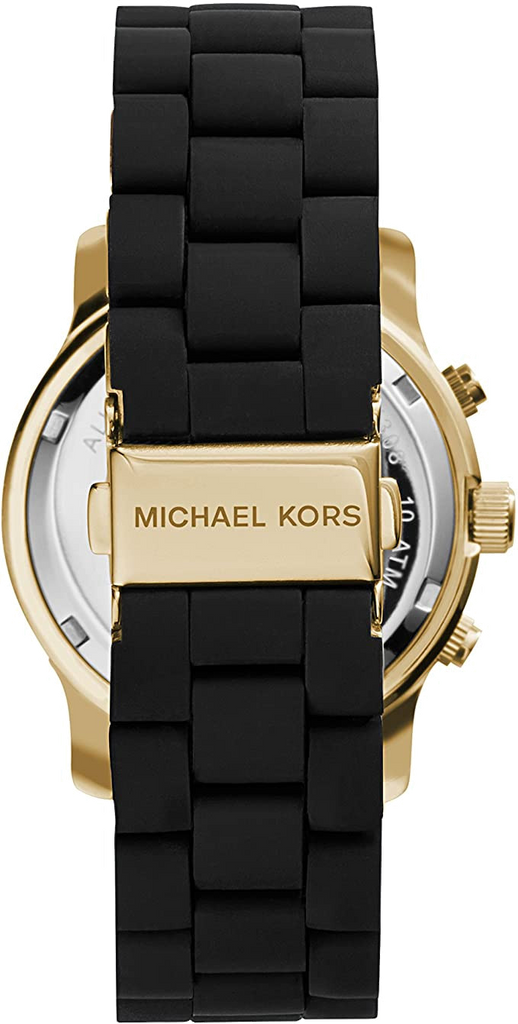 Michael Kors Runway Black Dial Black Silicone Strap Watch for Women - MK5191 Buy Now By Michael Kors