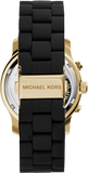 Michael Kors Runway Black Dial Black Silicone Strap Watch for Women - MK5191 Buy Now By Michael Kors