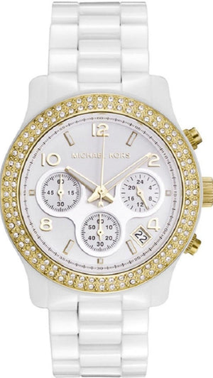 Michael Kors Runway White Dial White Steel Strap Watch for Women - MK5237 Buy Now By Michael Kors