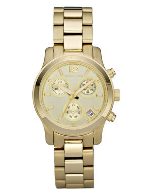 Michael Kors Runway Gold Dial Gold Steel Strap Watch for Women - MK5384 Buy Now By Michael Kors