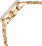 Michael Kors Runway Hunger Stop100 Series Blue Dial Gold Steel Strap Watch for Women - MK5815 Buy Now By Michael Kors