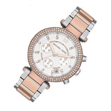 Michael Kors Parker White Dial Two Tone Steel Strap Watch for Women - MK5820 Buy Now By Michael Kors
