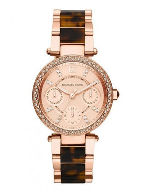 Michael Kors Parker Gold Dial Two Tone Steel Strap Watch for Women - MK5841 Buy Now By Michael Kors