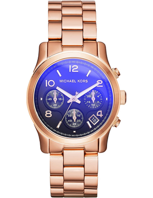 Michael Kors Runway Iridescent Dial Rose Gold Steel Strap Watch for Women - MK5940 Buy Now By Michael Kors