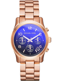 Michael Kors Runway Iridescent Dial Rose Gold Steel Strap Watch for Women - MK5940 Buy Now By Michael Kors