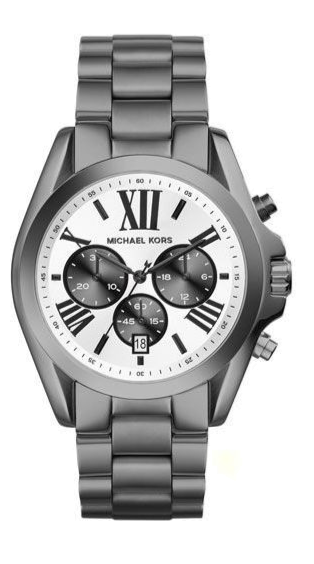 Michael Kors Bradshaw Chronograph Quartz White Dial Grey Steel Strap Watch For Men - MK5952 Buy Now By Michael Kors