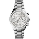 Michael Kors Brinkley Diamonds Silver Dial Silver Steel Strap Watch for Women - MK6186 Buy Now By Michael Kors