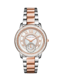 Michael Kors Madelyn Silver Dial Two Tone Steel Strap Watch for Women - MK6288 Buy Now By Michael Kors