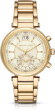 Michael Kors Sawyer White Dial Gold Steel Strap Watch for Women - MK6362 Buy Now By Michael Kors