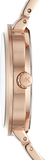 Michael Kors Garner Quartz Rose Gold Dial Rose Gold Steel Strap Watch For Women - MK6409 Buy Now By Michael Kors